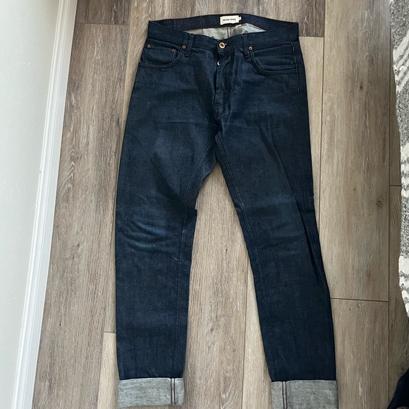 Jeans Taylor Stitch Democratic Yamaashi Orimono Recover Selvage Denim - Taglia 29x34 Blu